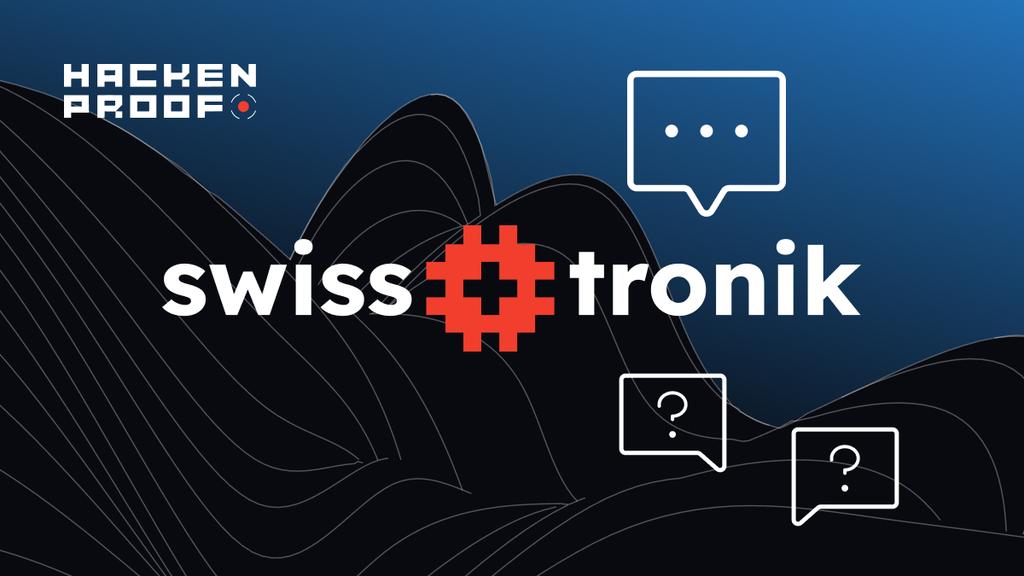 Swisstronik interview for HackenProof