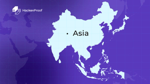 Map of Asia highlighting key crypto regulatory jurisdictions including Singapore, Japan, Hong Kong, South Korea, and India