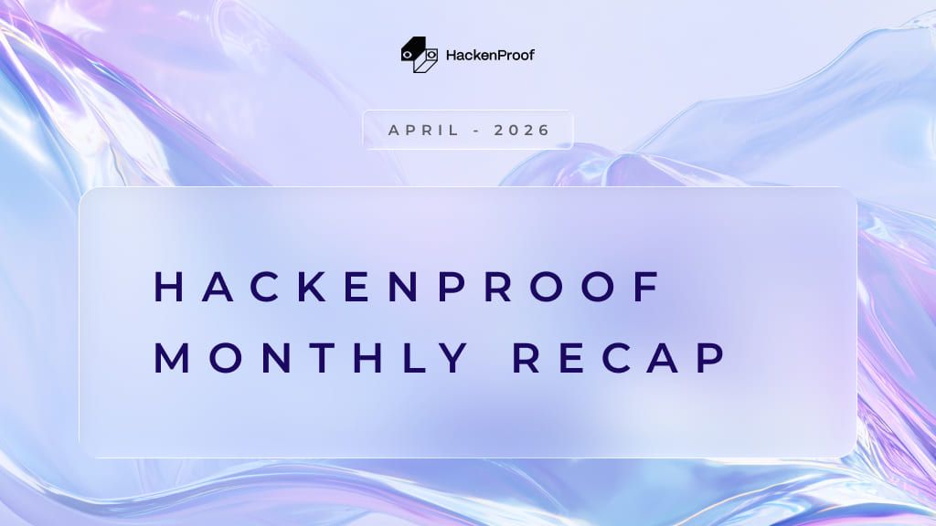 Bug bounty payouts on HackenProof in April 2026 by severity level