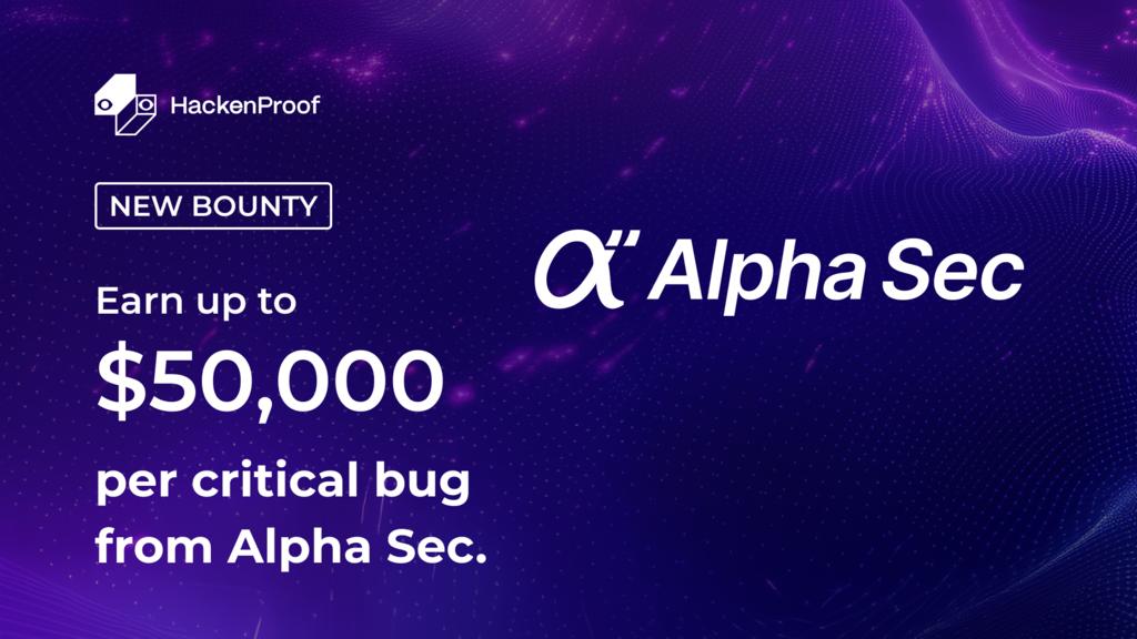 Alpha Sec. Bug Bounty