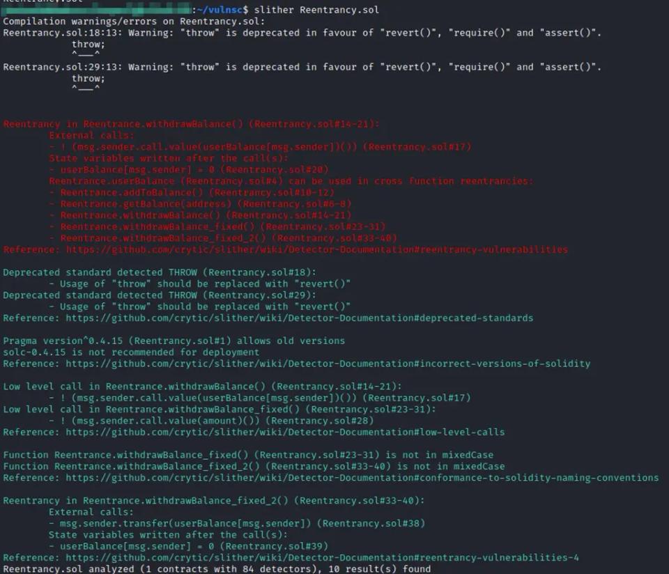 How to use Slither for auditing smart contracts