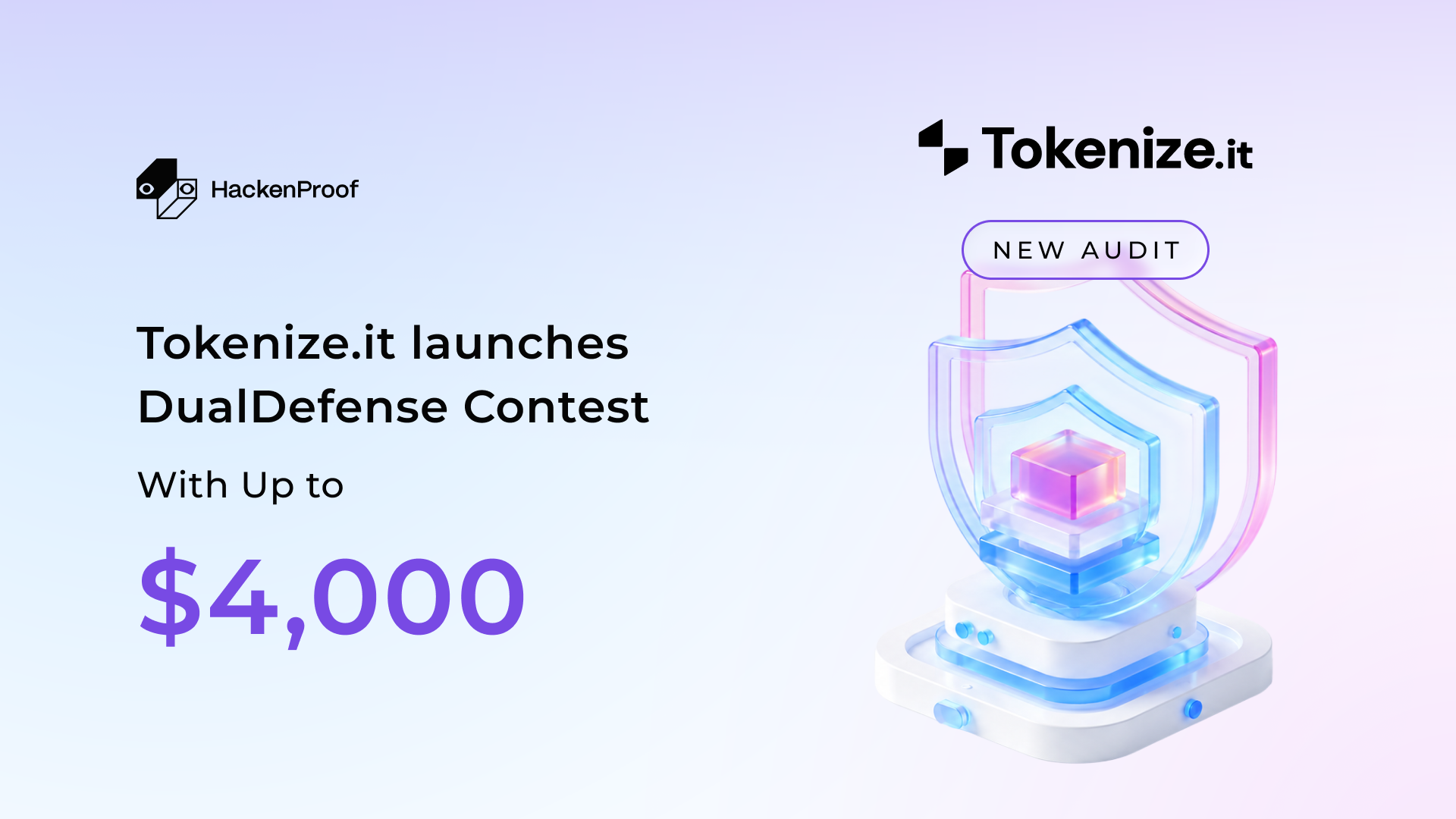 [New Audit] Tokenize.it launches DualDefense Contest With Up to $4,000 on HackenProof
