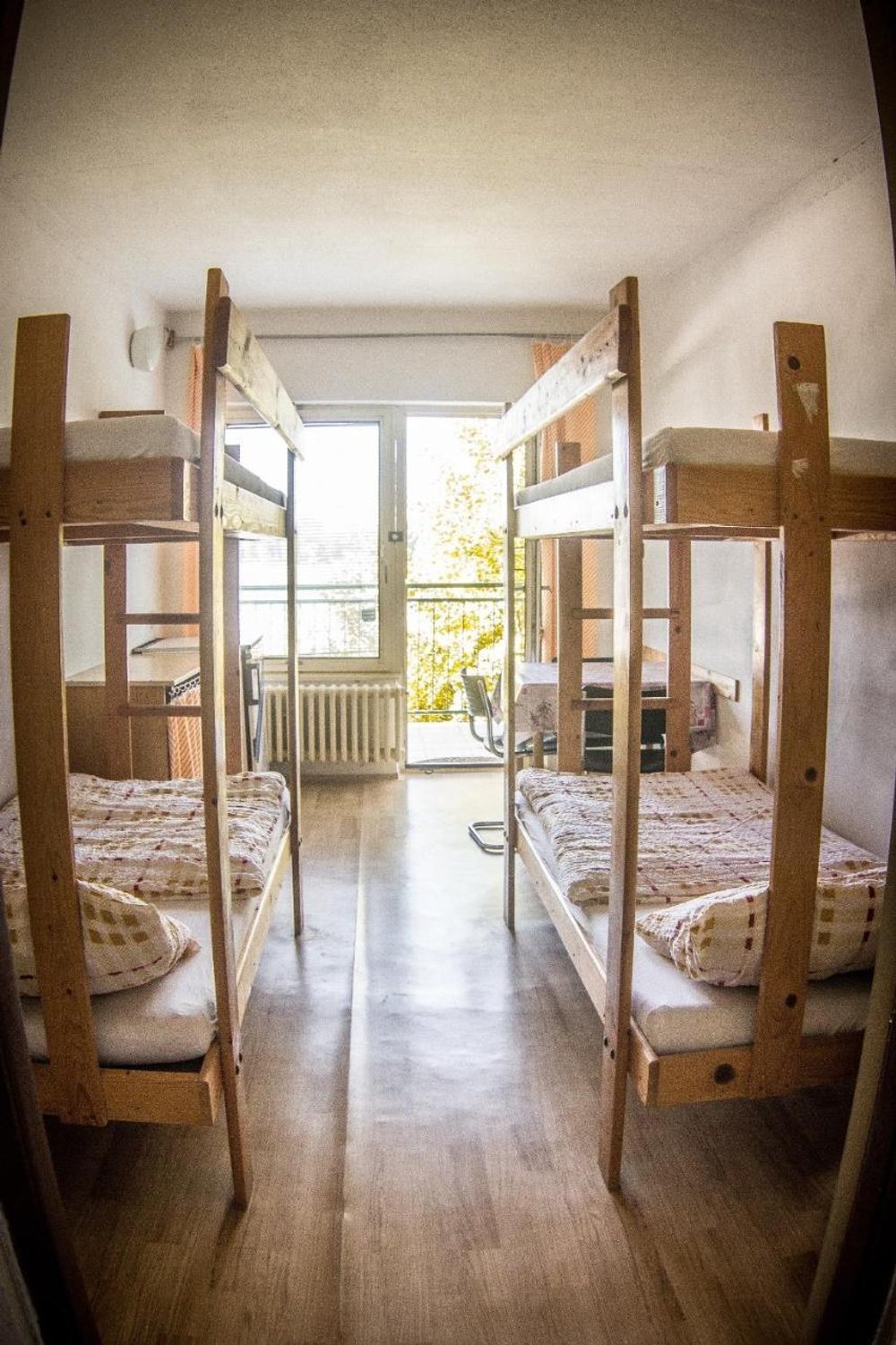 Čtyřlůžkový pokoj s palandami