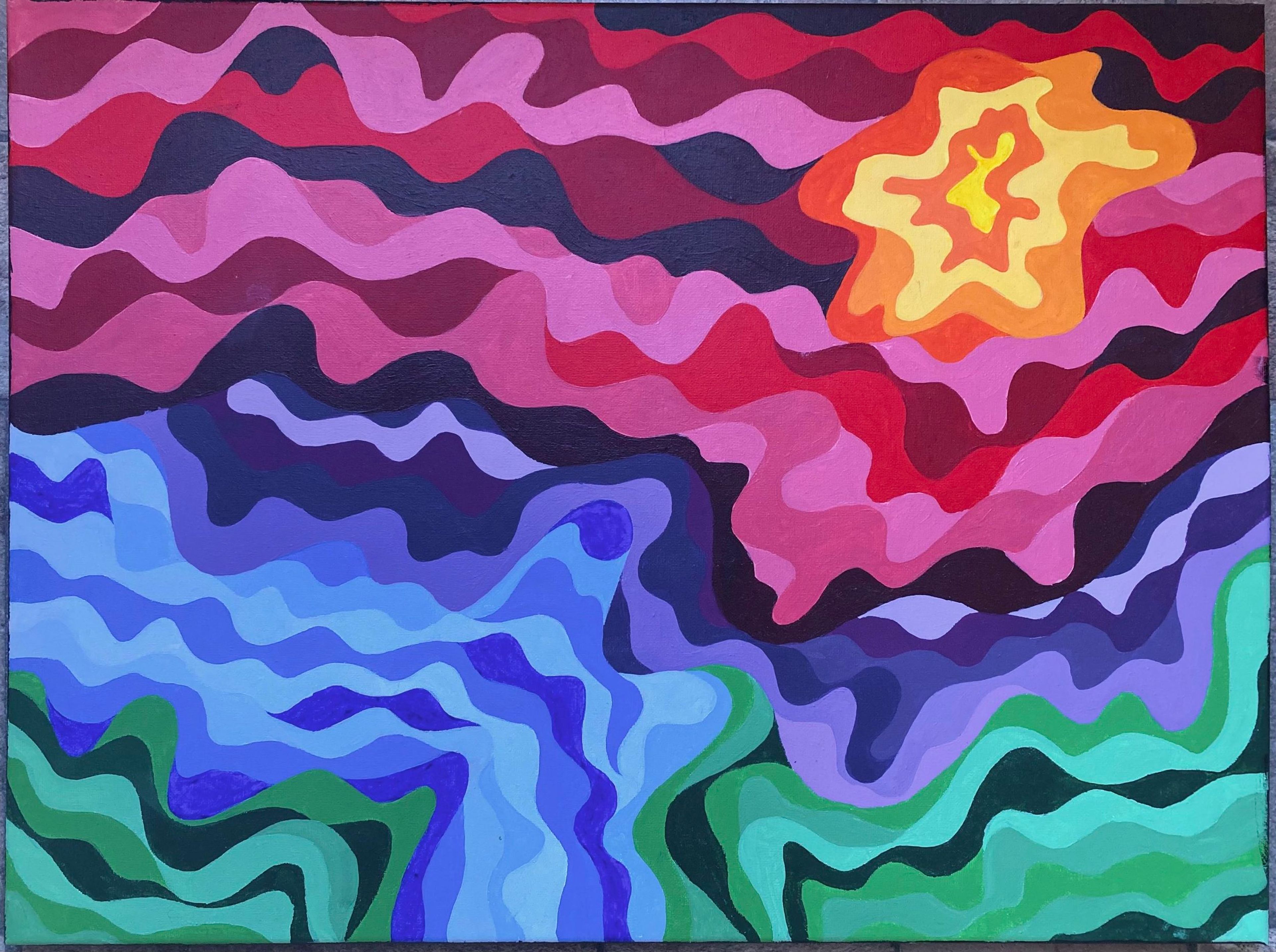 Landscape - Acrylic on Canvas - December 2020