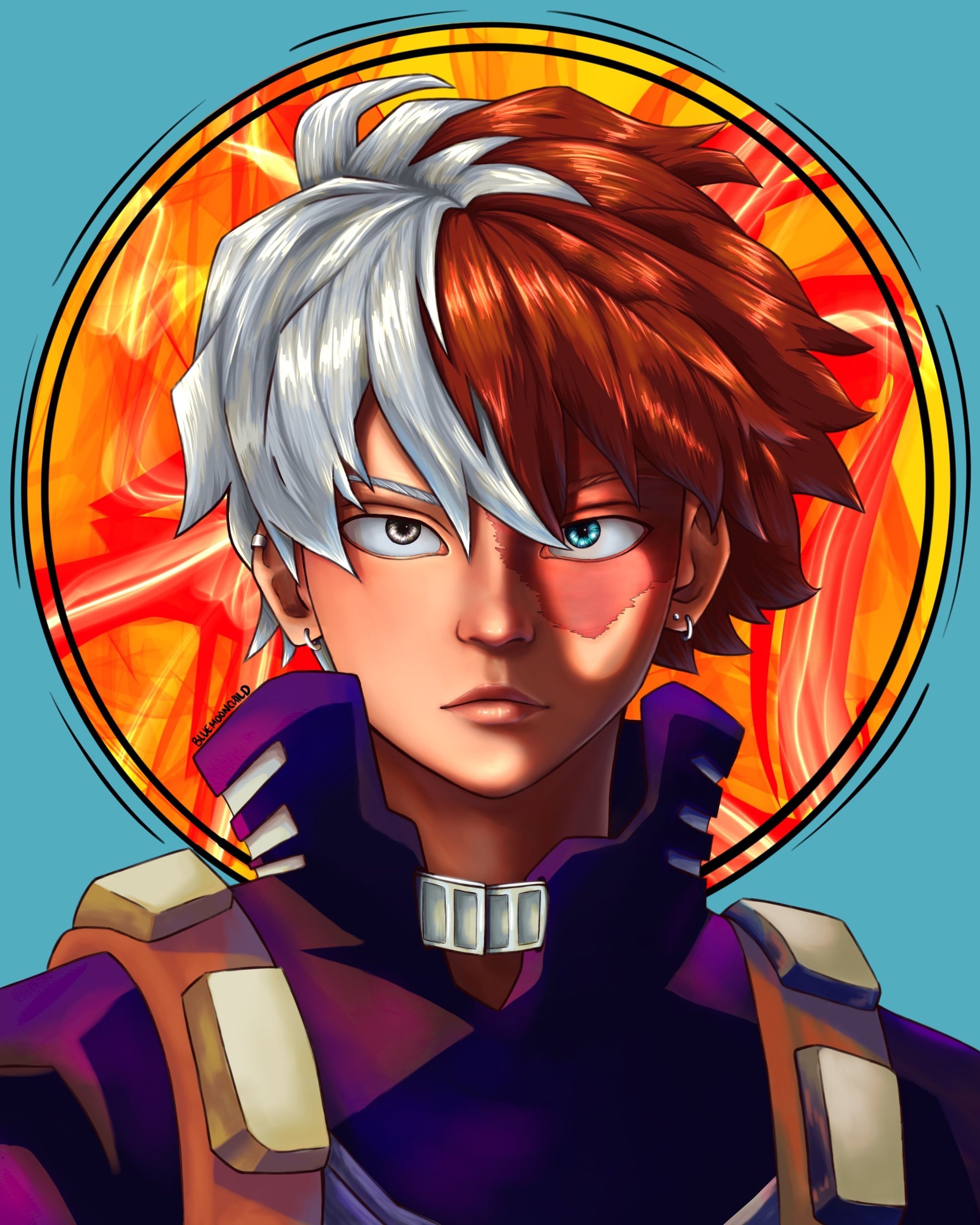 Shoto Todoroki - Procreate - March 2025