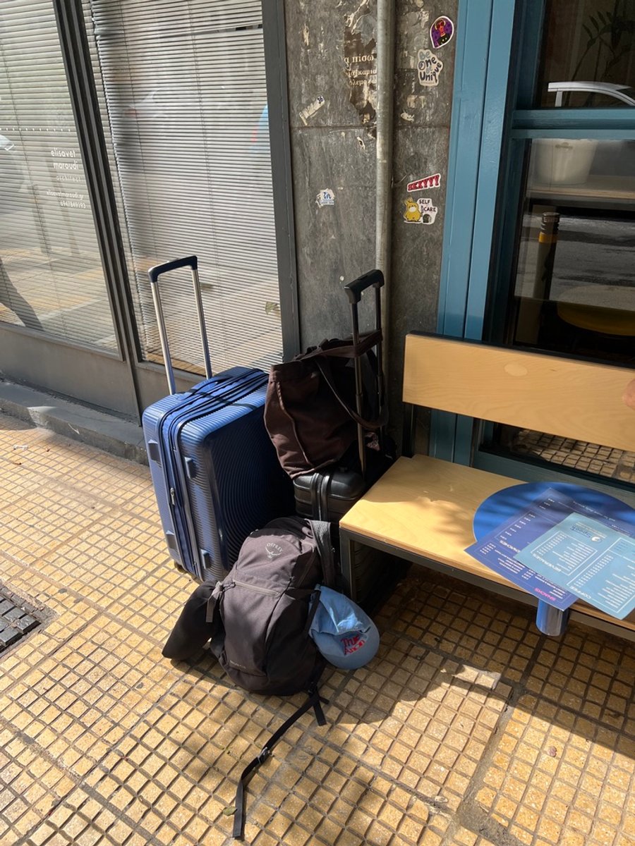 Our luggage for 10 days #overpacking