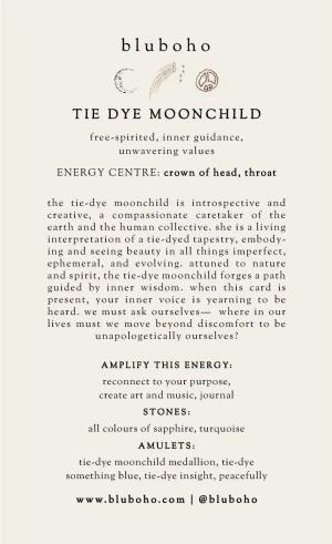 tie-dye moonchild cardback side