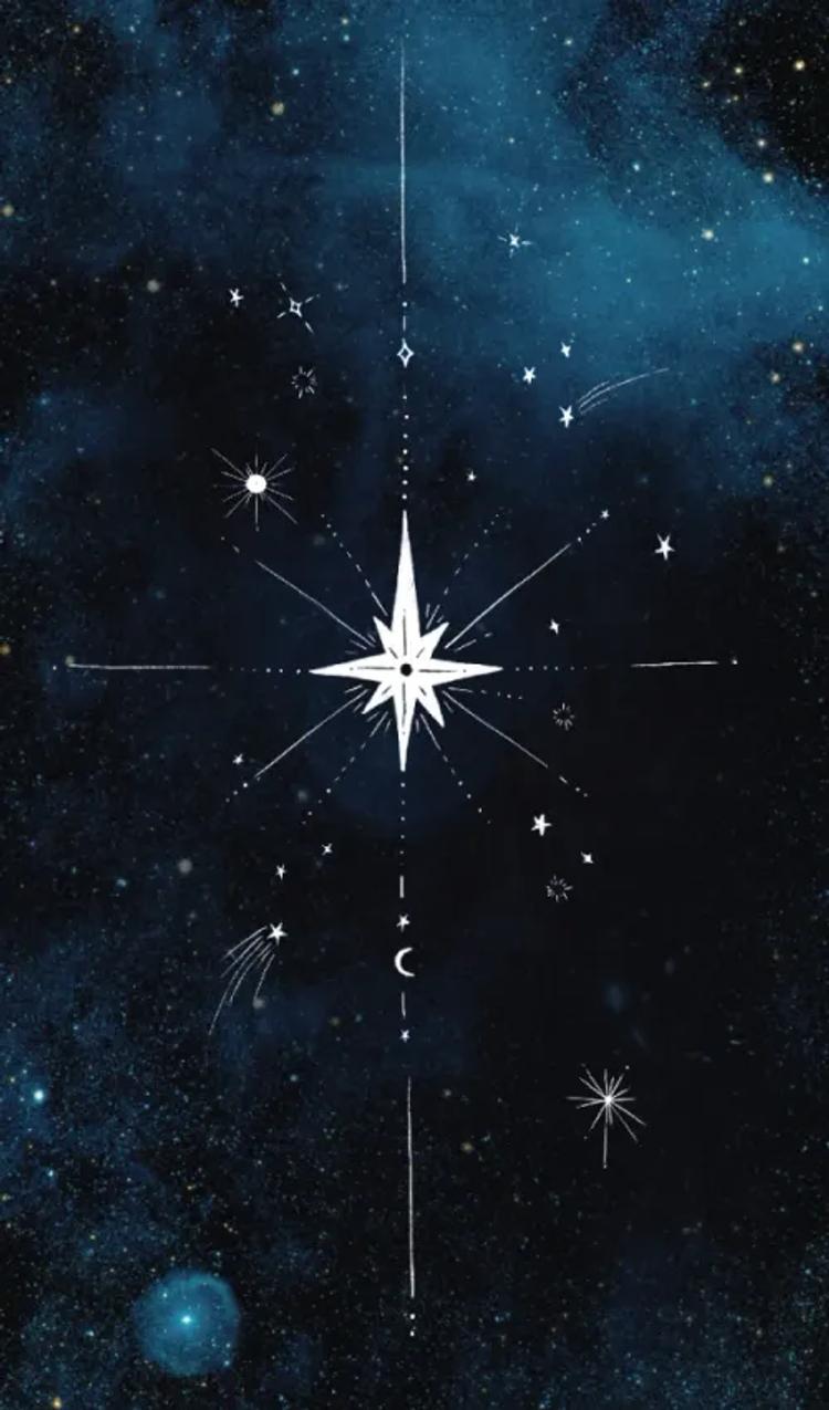 bright star card front side