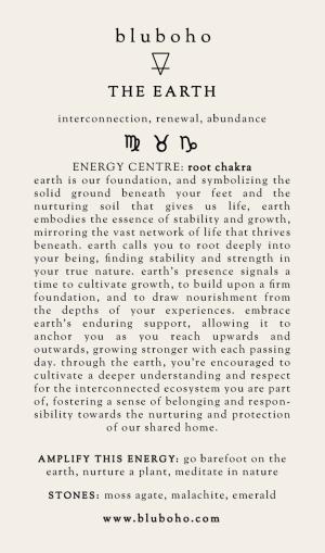 earth element cardback side