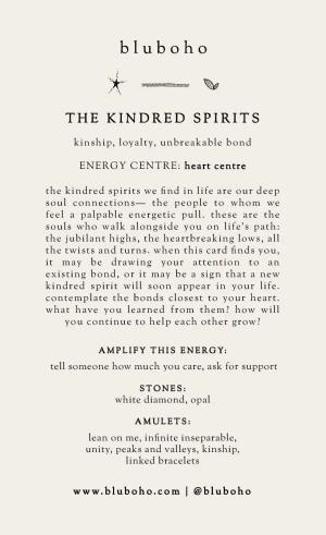 kindred spirits cardback side