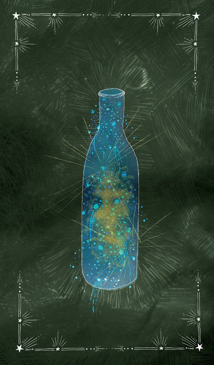 serendipitous moment card front side