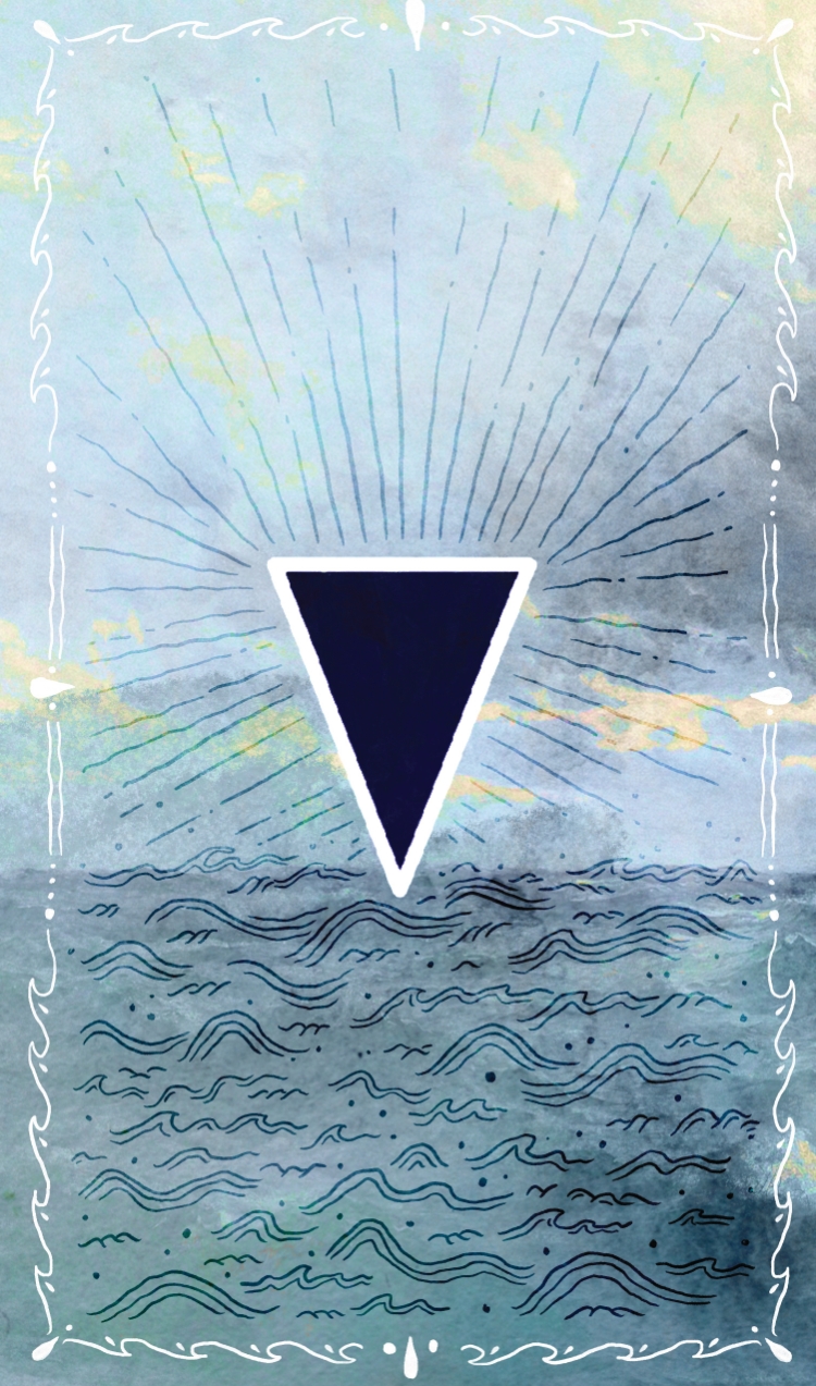 water element card front side