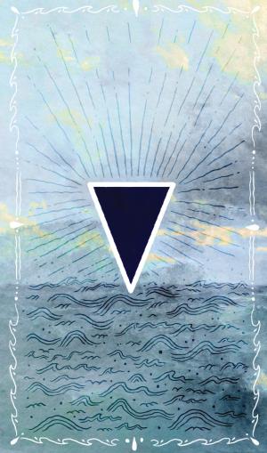 water element card front side