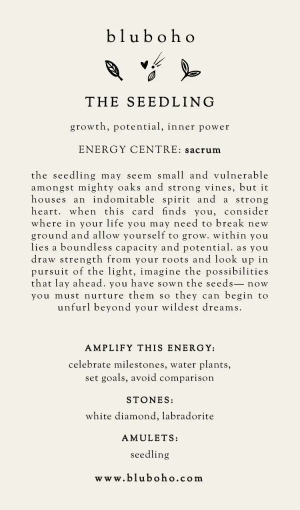 seedling cardback side