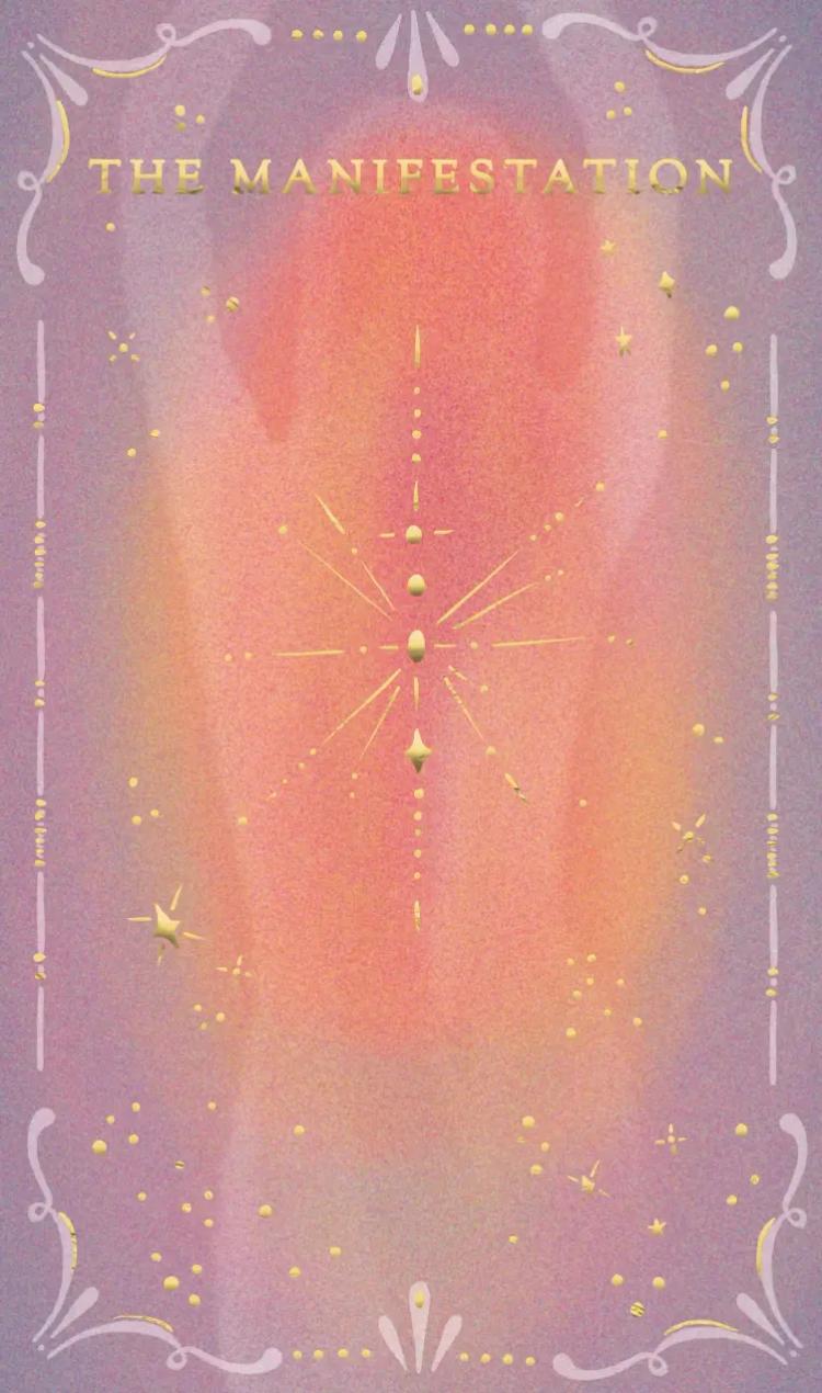 manifestation card front side