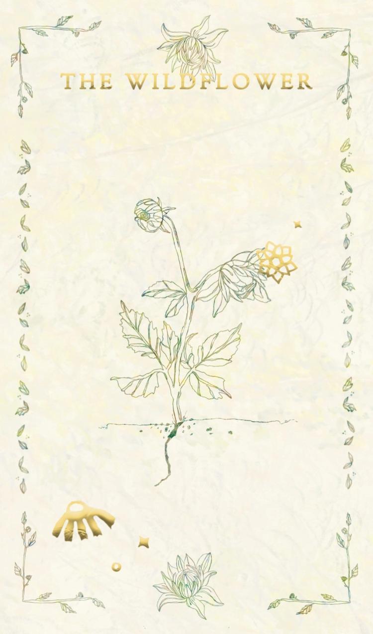 wildflower card front side