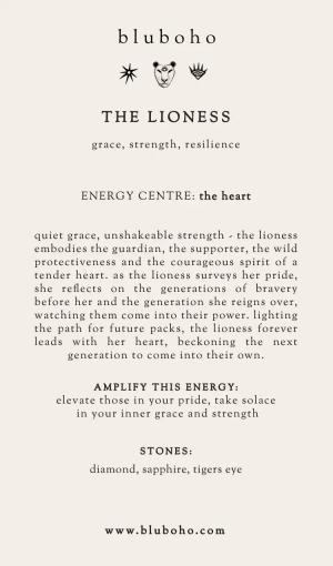 lioness cardback side