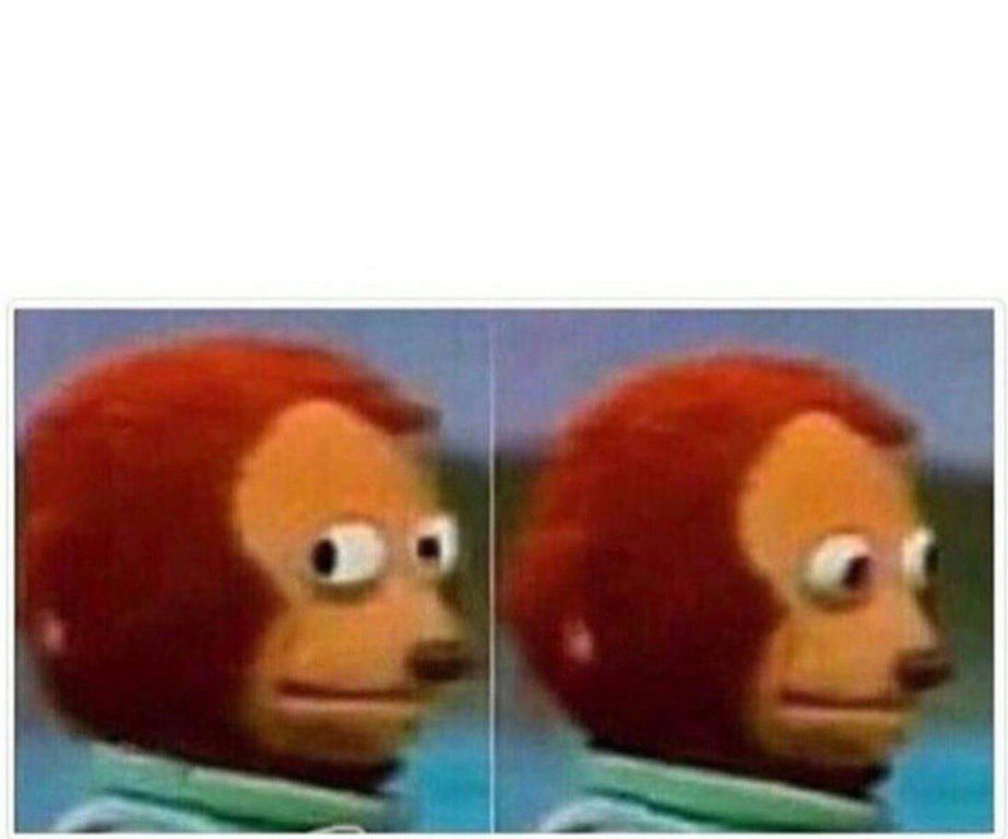 Monkey Puppet Side Eye