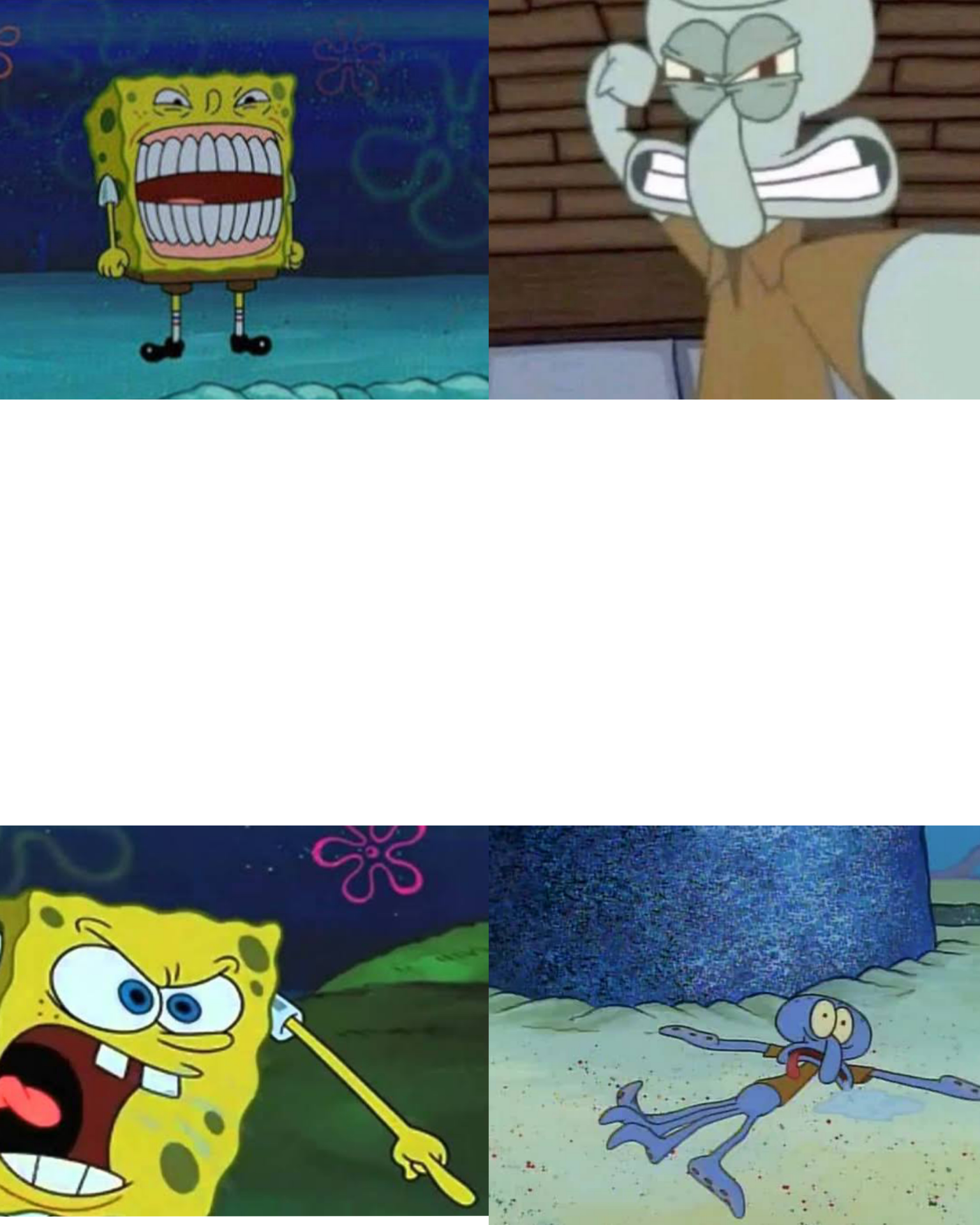 Sponge vs Squid gelut