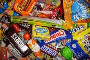 Assorted candies