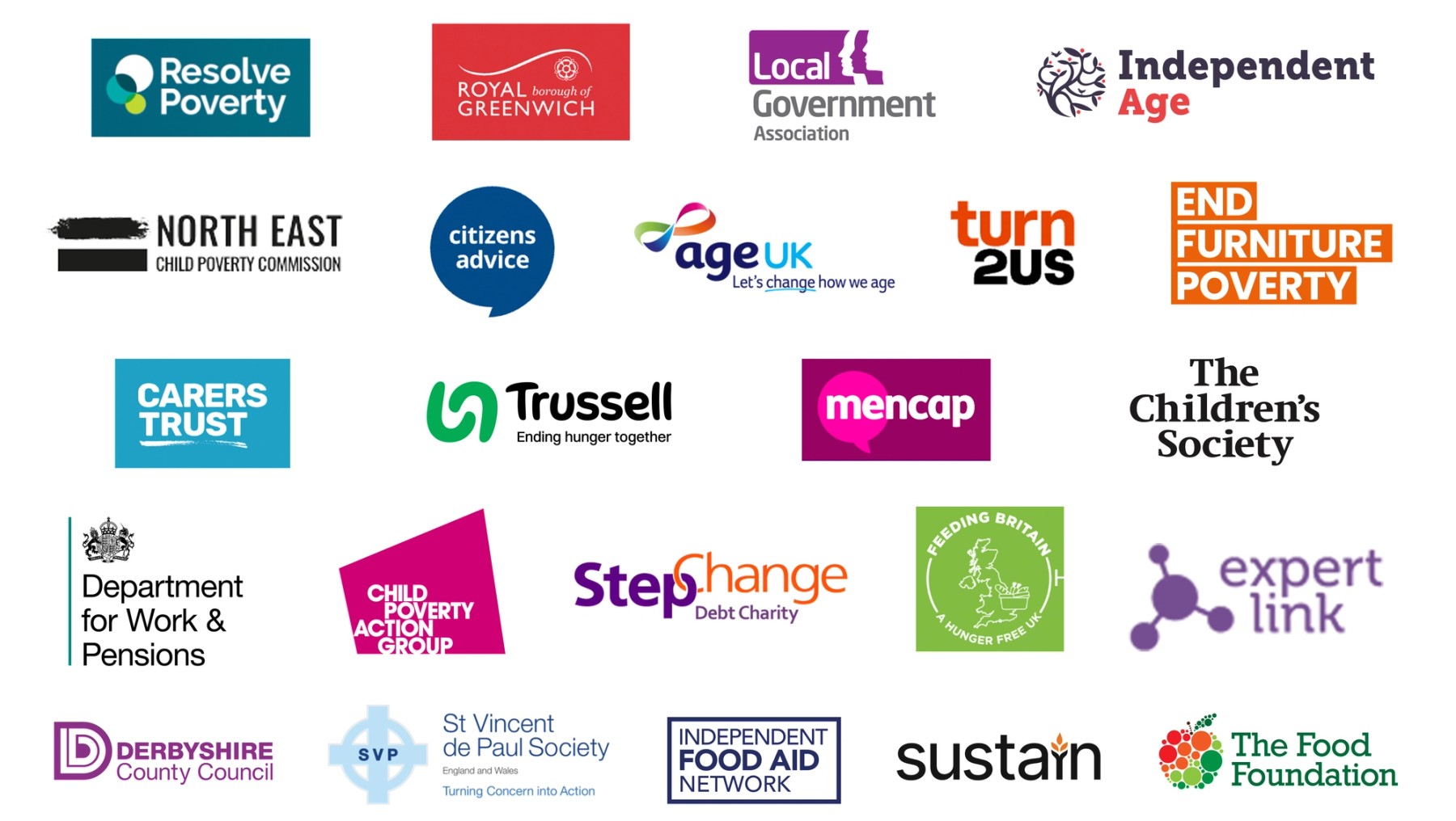 Logos of CRF member organisations 