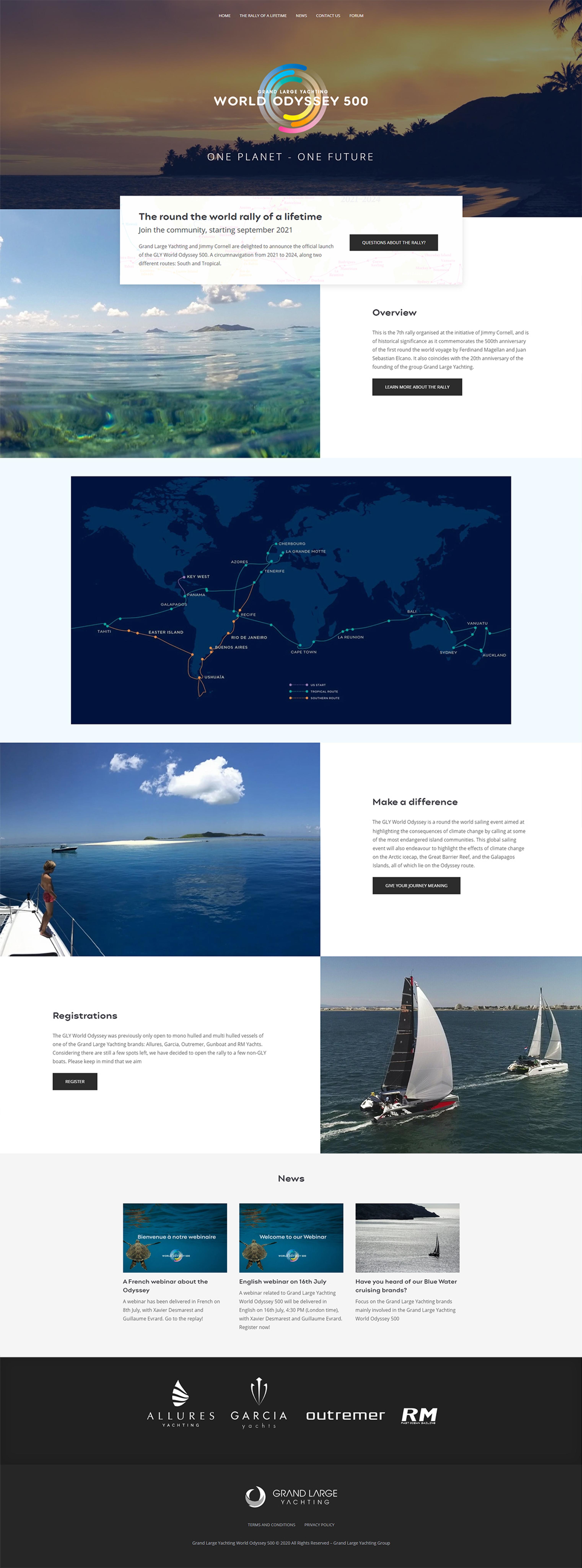 Capture du site GLY World Odyssey