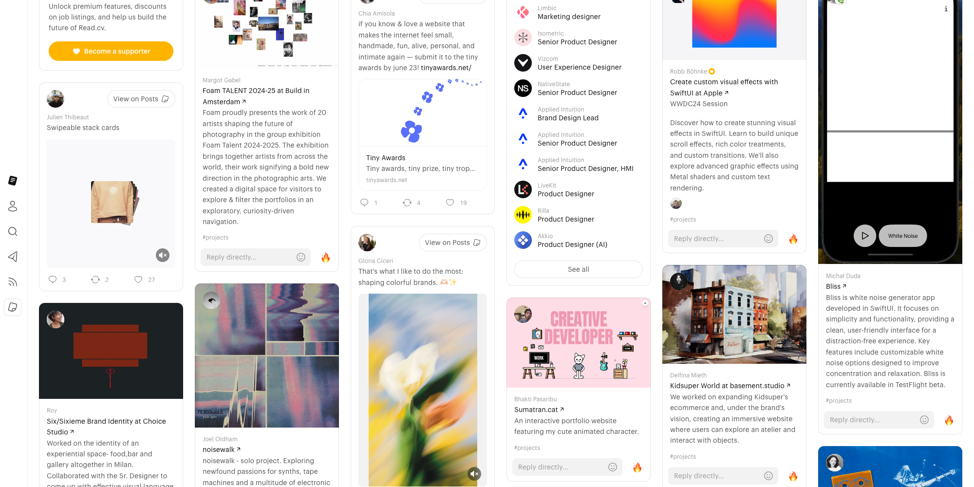 Screenshot of read.cv