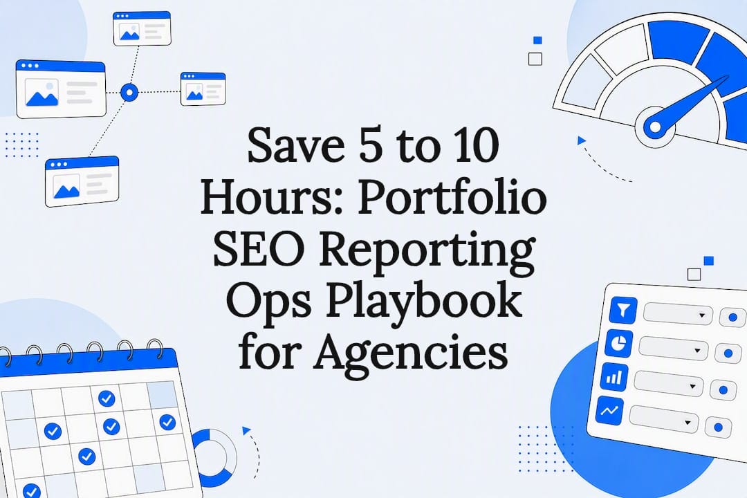Save 5 to 10 Hours: Portfolio SEO Reporting Ops Playbook for Agencies