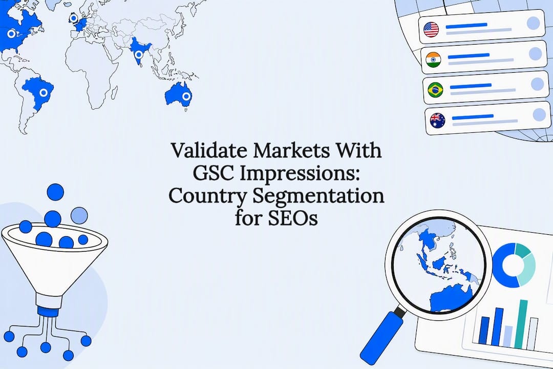 Validate Markets With GSC Impressions: Country Segmentation for SEOs