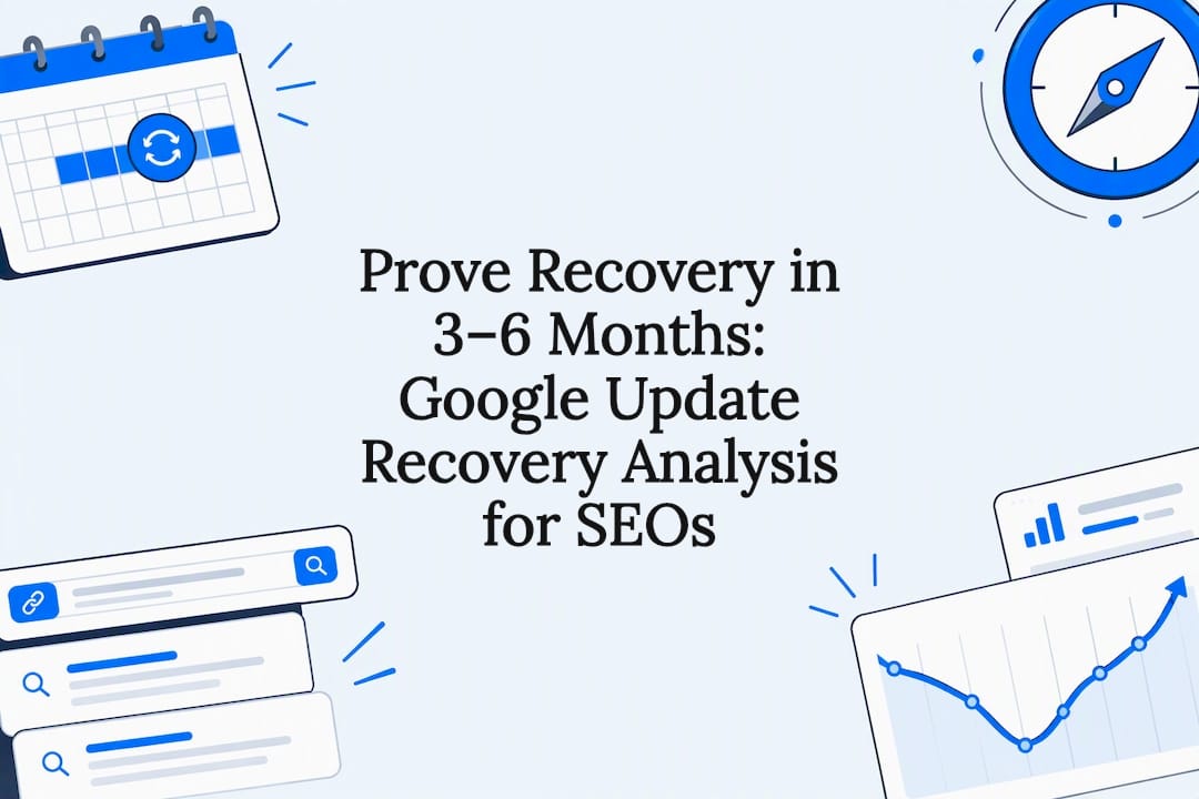 Prove Recovery in 3–6 Months: Google Update Recovery Analysis for SEOs