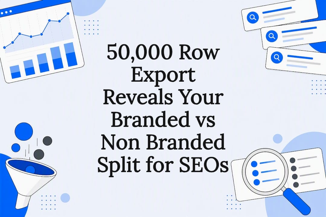 50,000 Row Export Reveals Your Branded vs Non Branded Split for SEOs