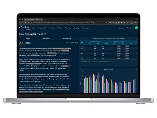 Kontali Edge, Price forecast (6 months)