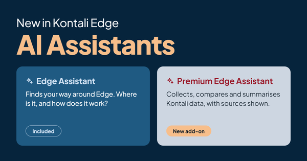 Kontali Edge now has two AI assistants. Ask questions in plain language and get answers from Kontali’s seafood data, with the sources shown.