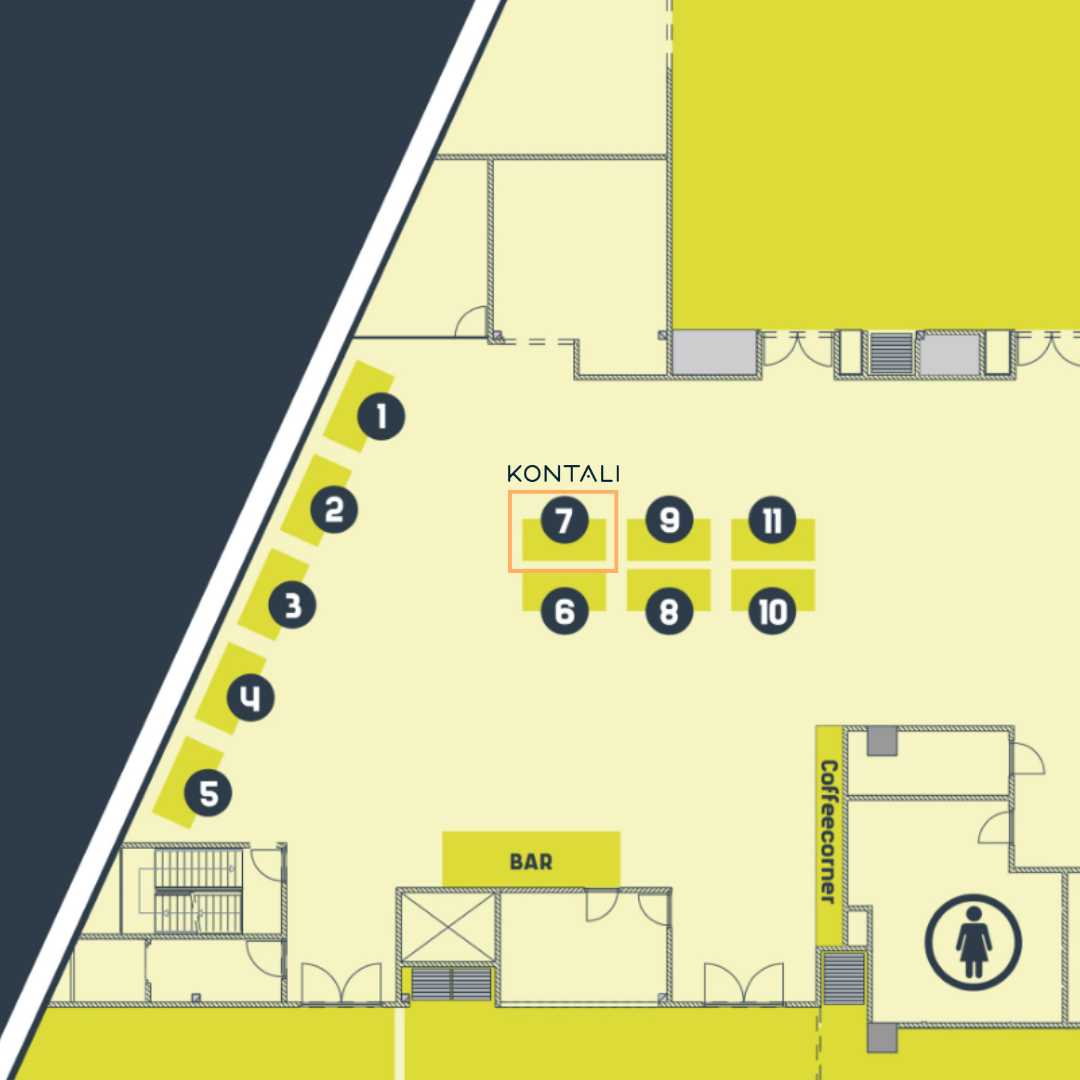 Image showing Kontali's booth