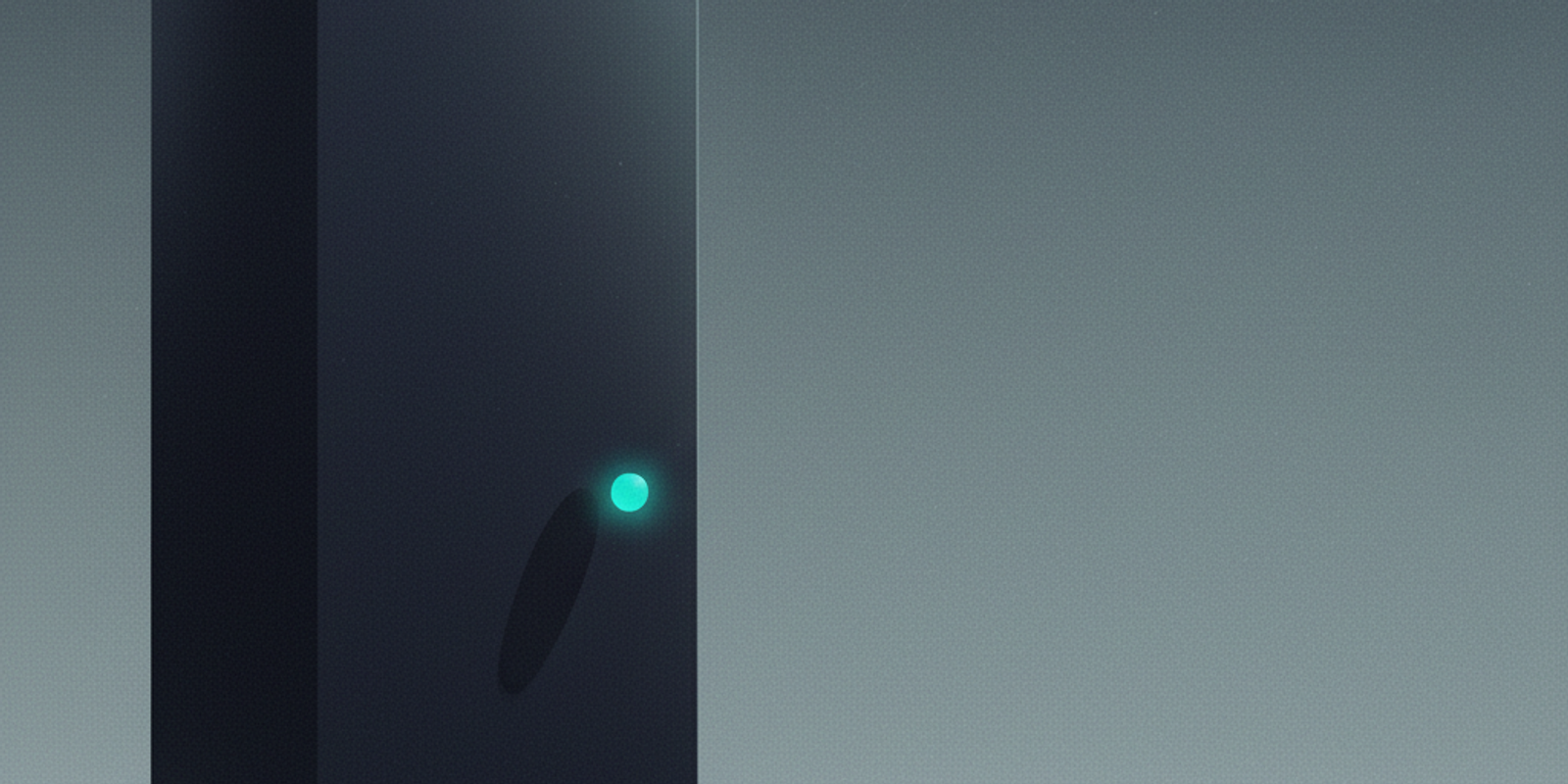 Illustration of a tiny data packet being rejected by a huge, monolithic wall, symbolizing an email being blocked by Micr
