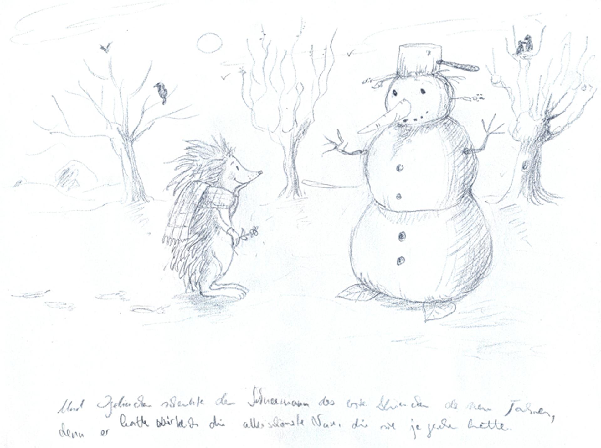 Igelinchen und der Schneemann