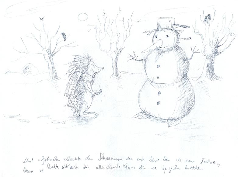 Igelinchen und der Schneemann