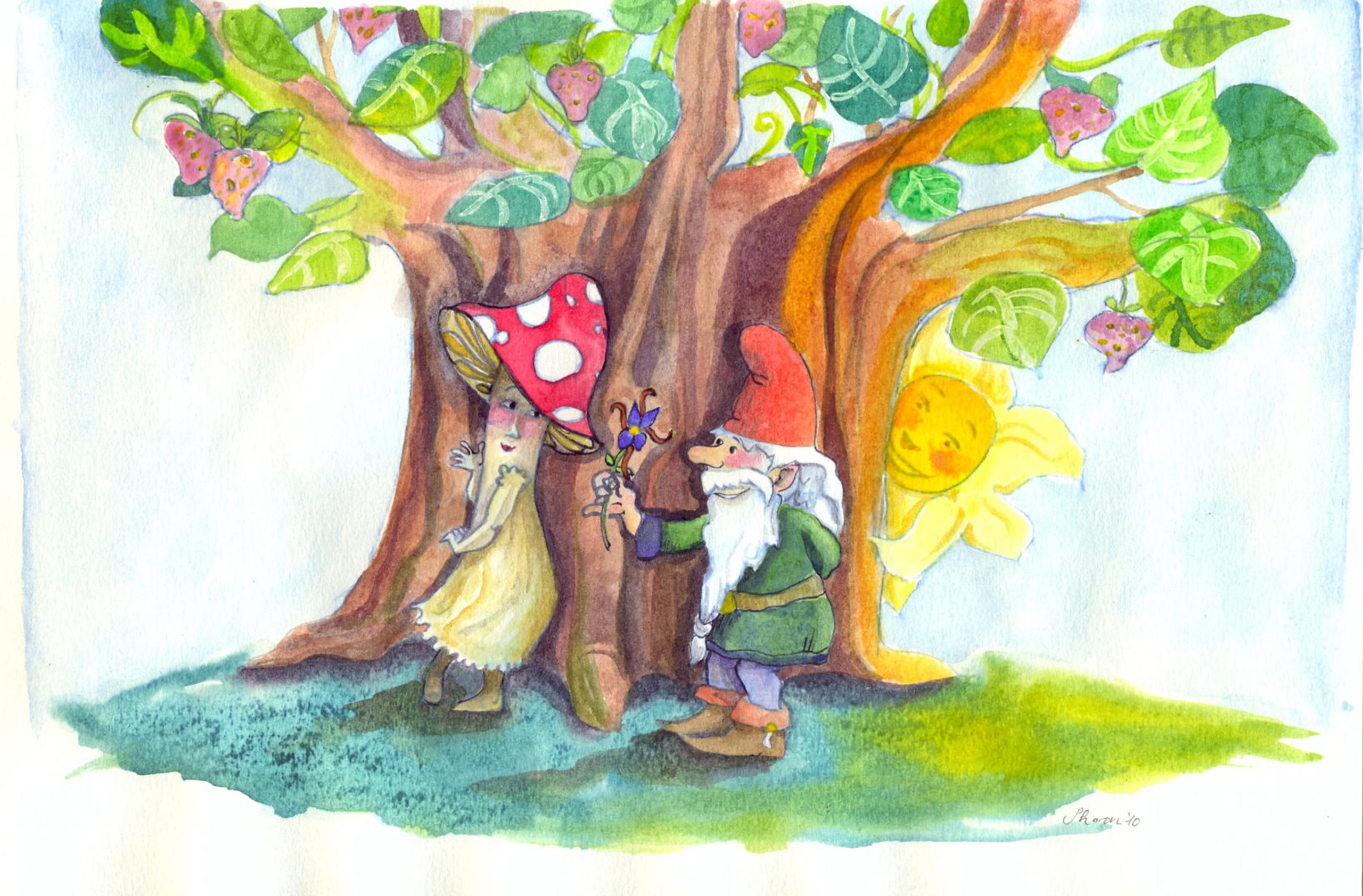Pilzinchen und Herbert Zwerg
