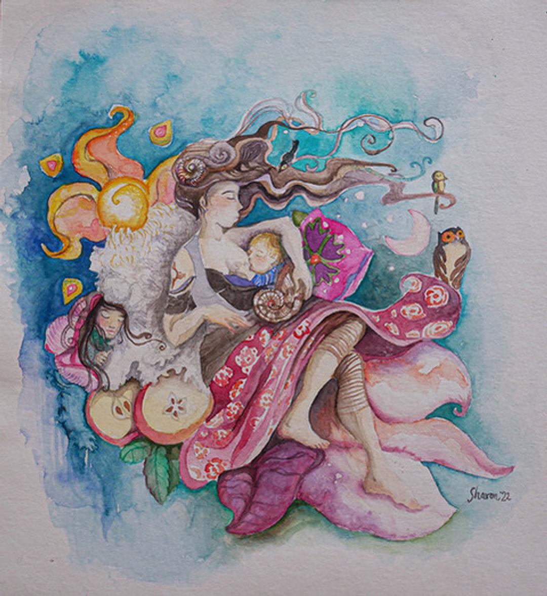 Postkarte Das Nest 2