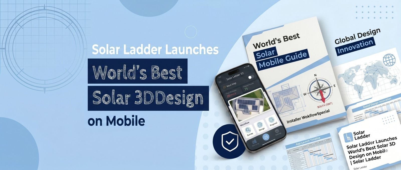 Solar Ladder Launches World's Best Solar 3D Design on Mobile