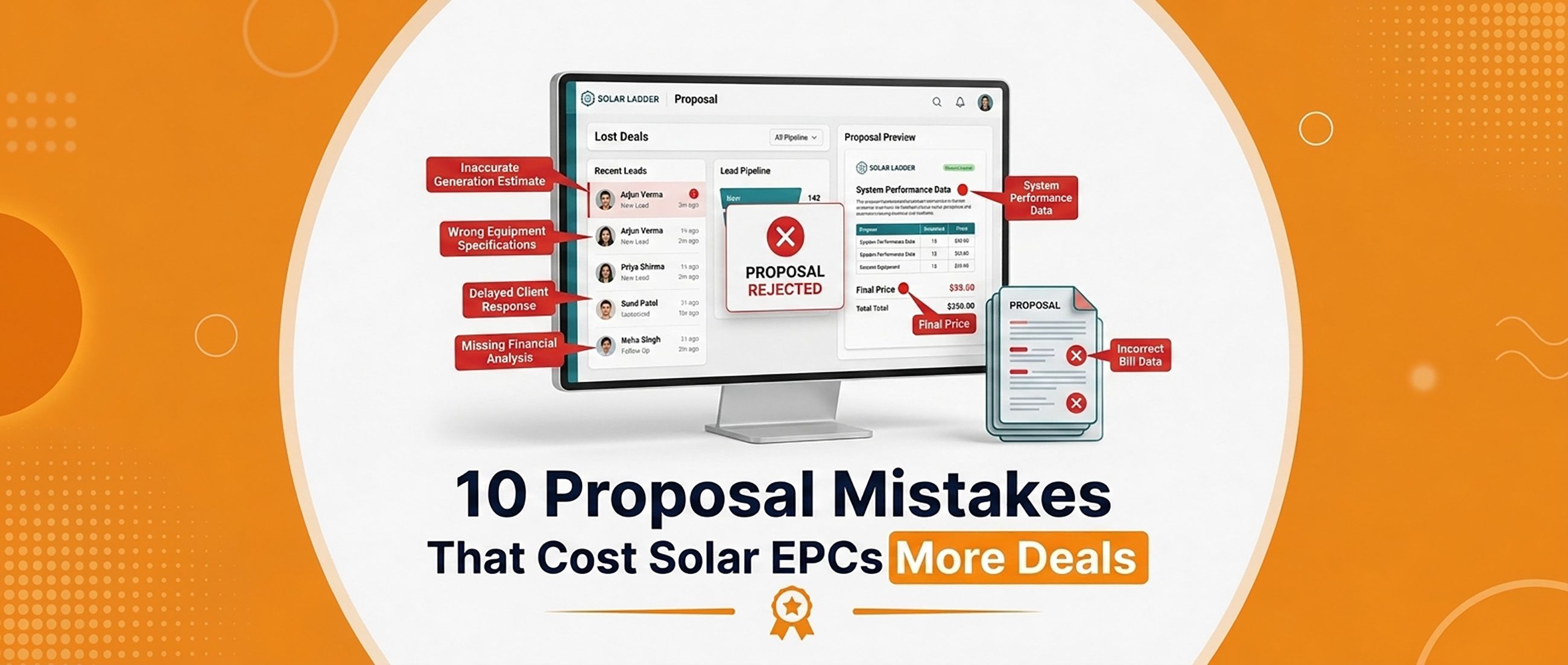 10 Proposal Mistakes That Cost Solar EPCs More Deals