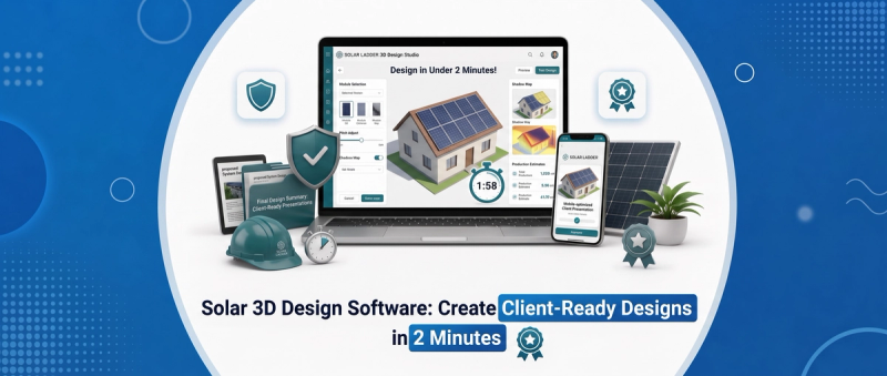 Solar 3D Design Software: Create Client-Ready Designs in 2 Minutes