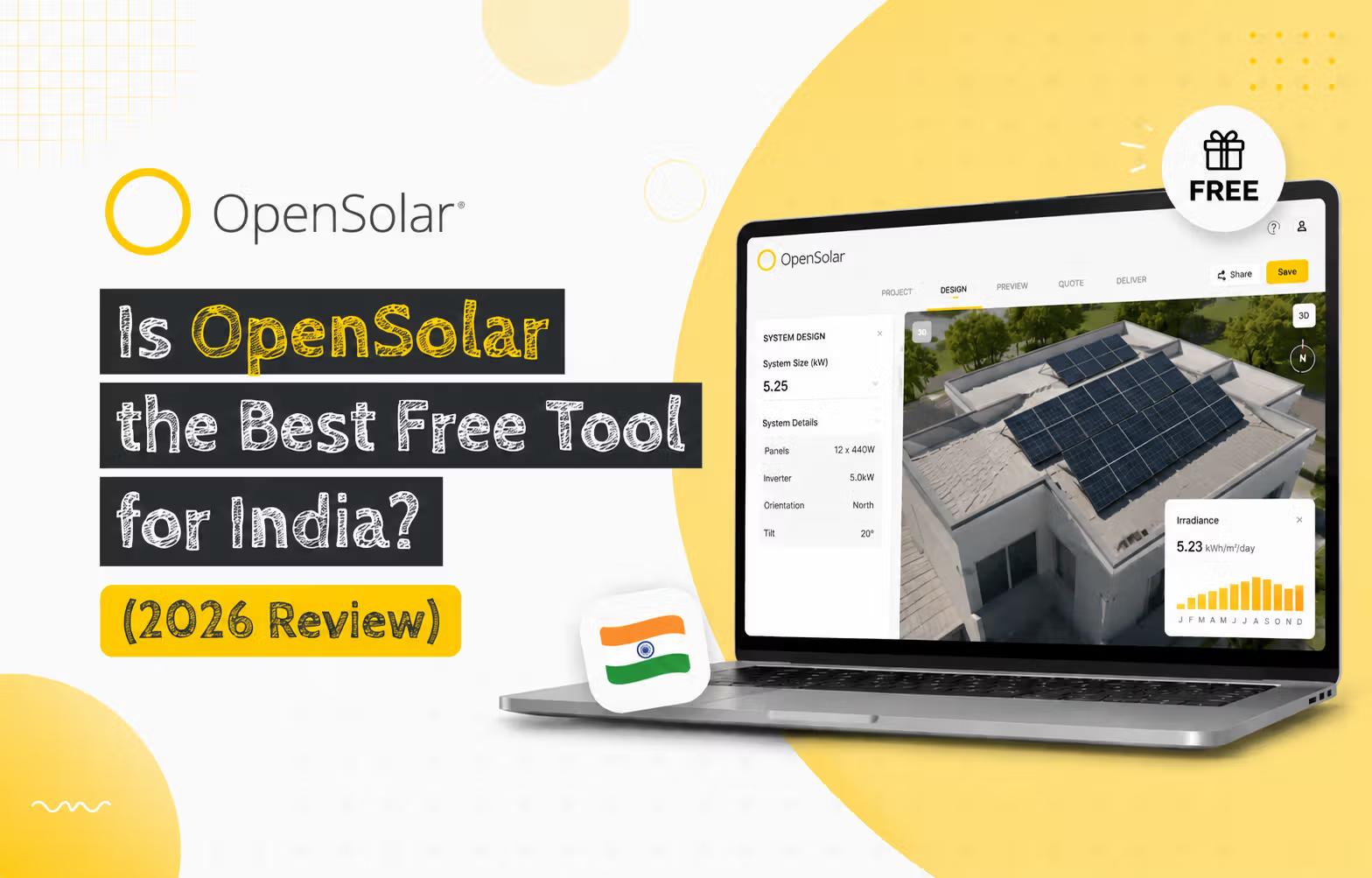 Is OpenSolar the Best Free Tool for India? (2026 Review)