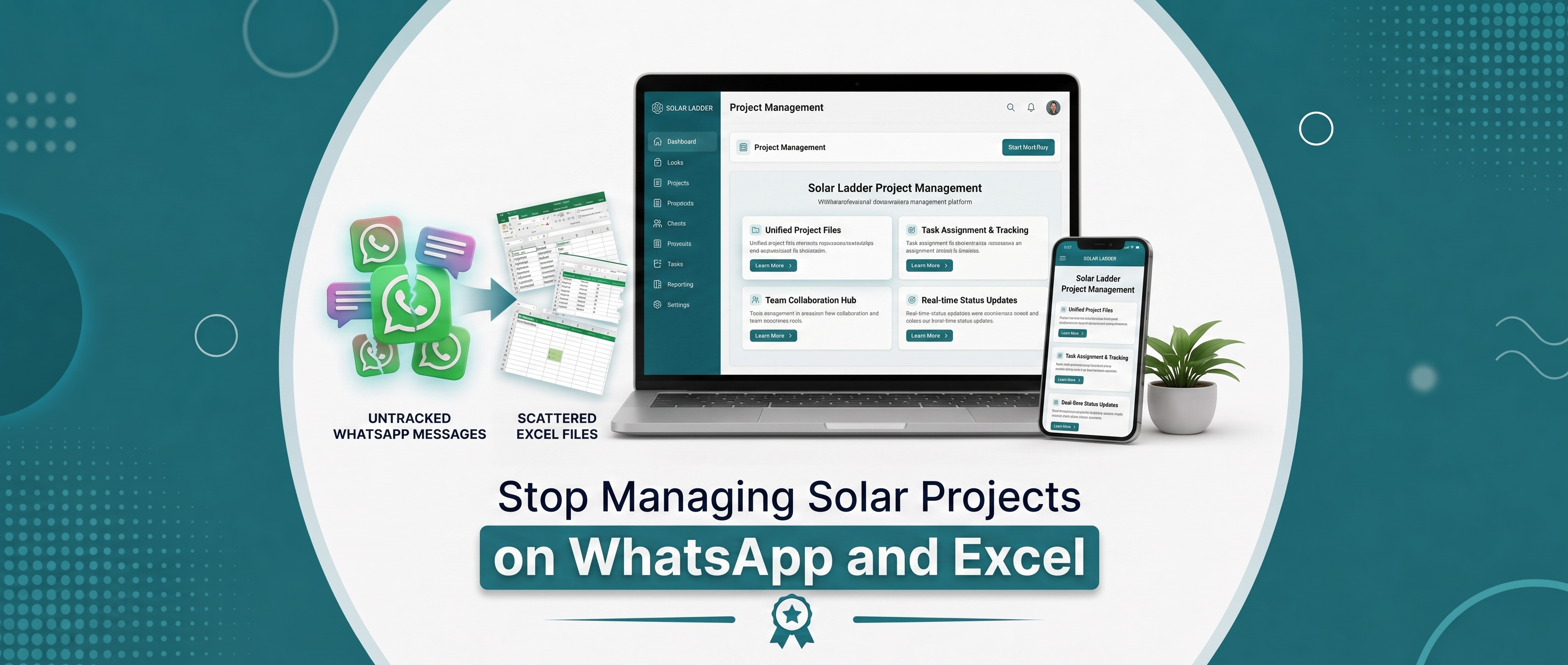Stop Managing Solar Projects on WhatsApp and Excel