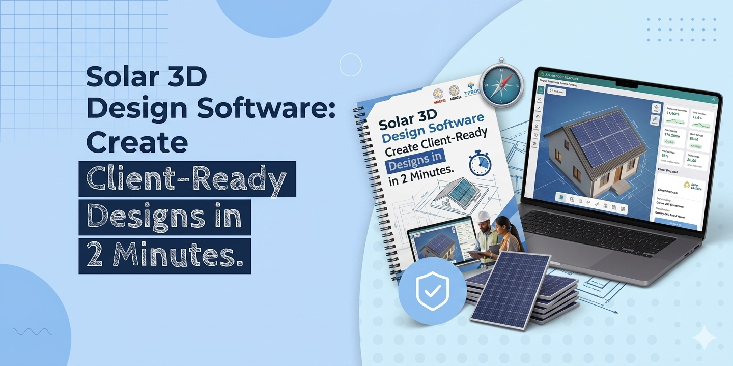 Solar 3D Design Software: Create Client-Ready Designs in 2 Minutes