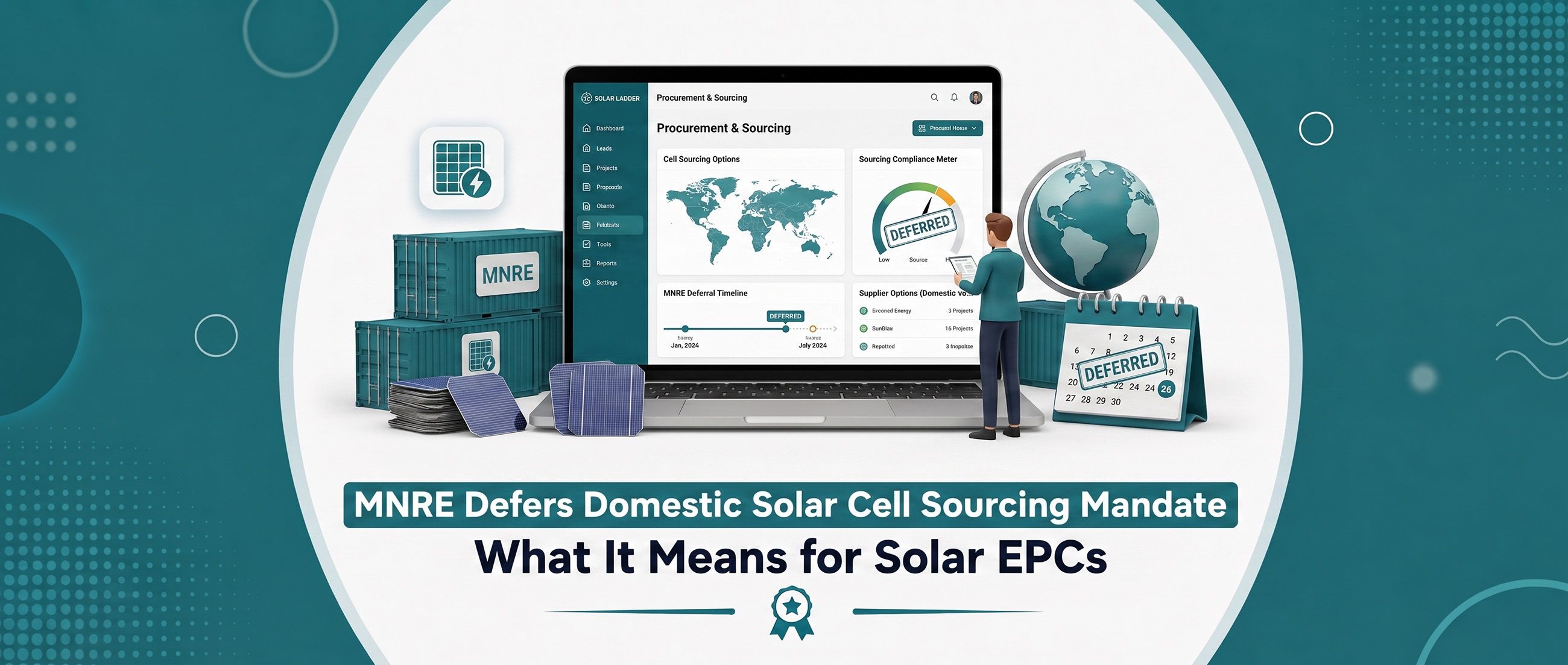 MNRE Defers Domestic Solar Cell Sourcing Mandate: What It Means for Solar EPCs