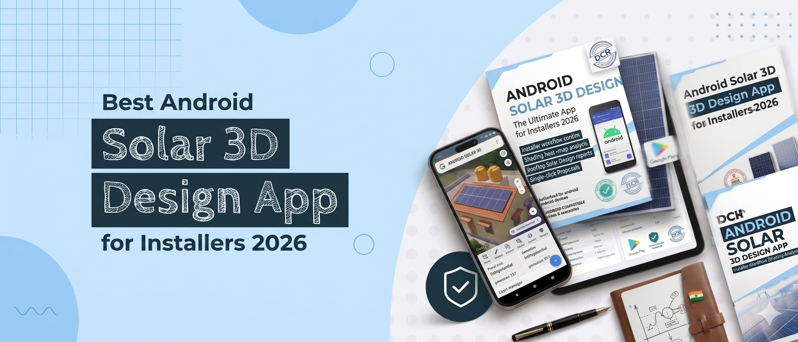 Best Android Solar 3D Design App for Installers 2026