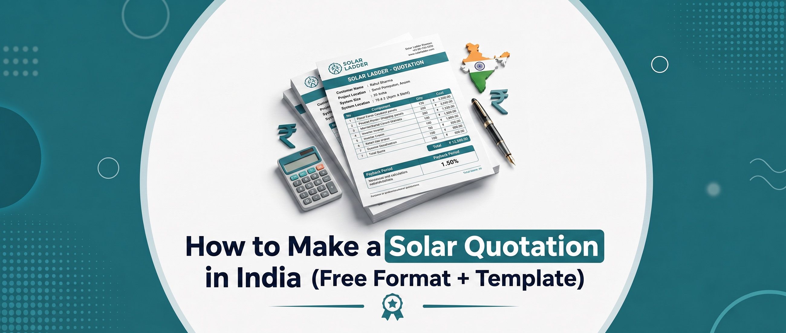 How to Make a Solar Quotation in India (Free Format + Template)
