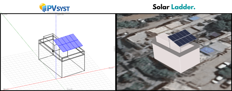 Delhi Rooftop Solar Ladder Vs PVSyst Comparision