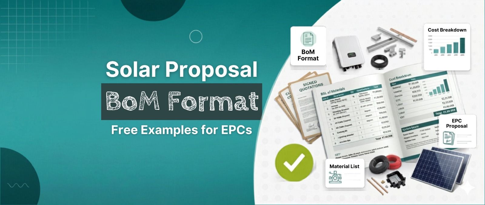 Solar Proposal BoM Format: Free Examples for EPCs